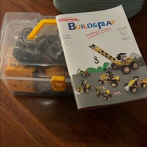 Build & Play Kids Construction Kit - Yellow/Black